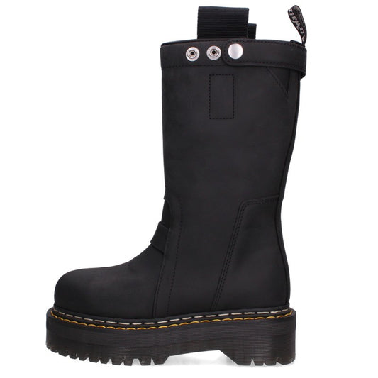 Rick Owens Dr. Martens Black Quad Sole Pull On EU 43 Boots Size 4