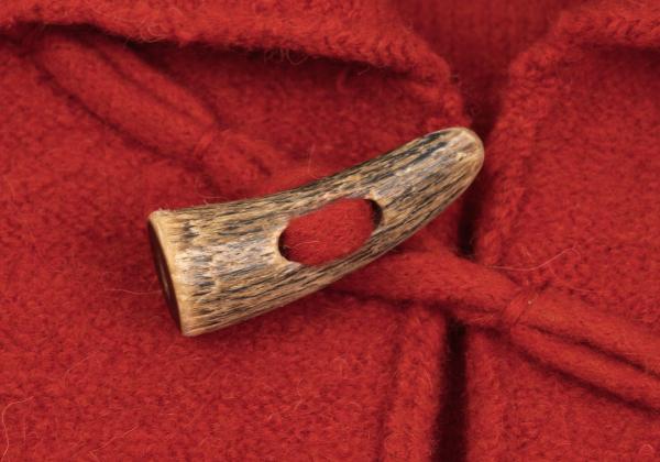 45rpm Alpaca Wool Toggle Button Skipper Knit Red Size 3