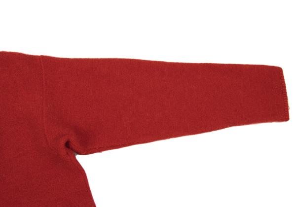 45rpm Alpaca Wool Toggle Button Skipper Knit Red Size 3