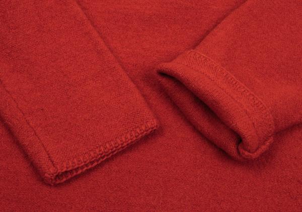 45rpm Alpaca Wool Toggle Button Skipper Knit Red Size 3