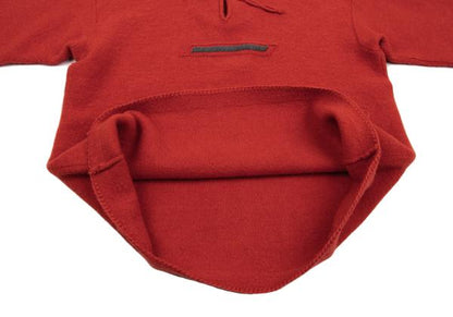 45rpm Alpaca Wool Toggle Button Skipper Knit Red Size 3