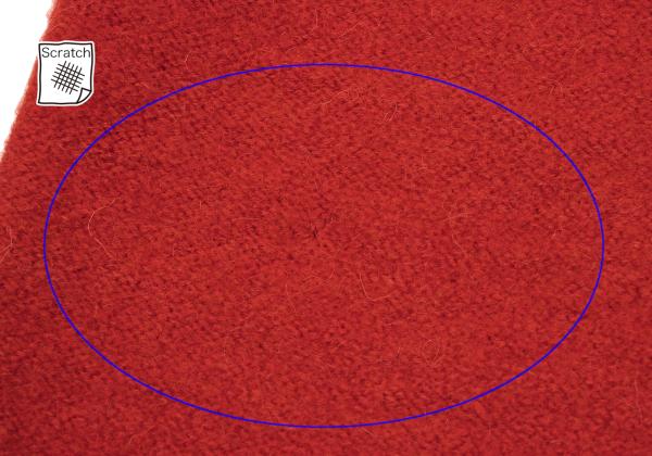 45rpm Alpaca Wool Toggle Button Skipper Knit Red Size 3