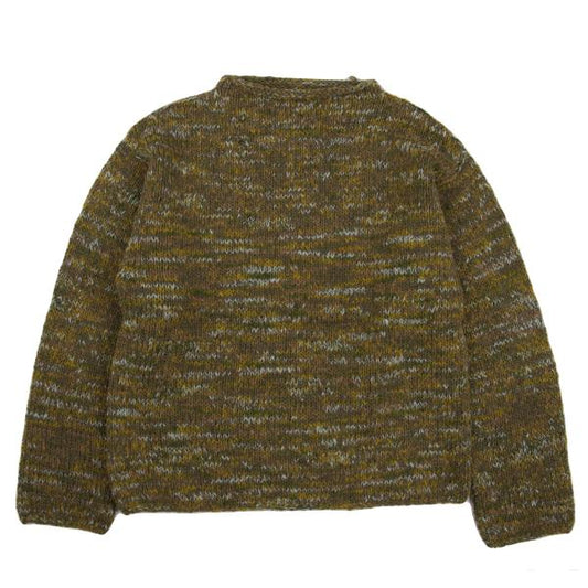 R by 45rpm Khaki Green Wool Boat Neck Knit Sweater Size 3