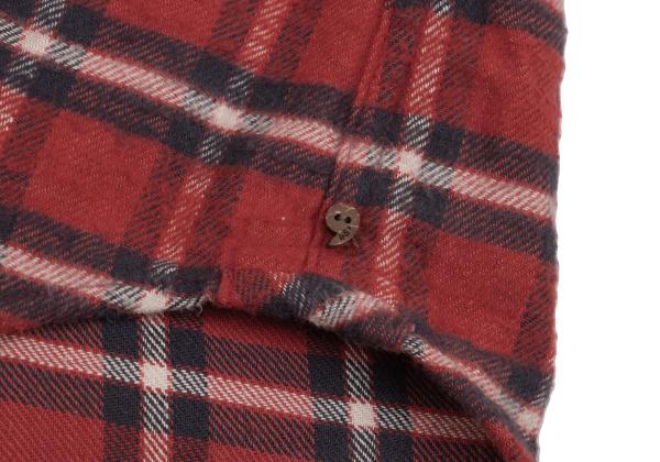 45rpm DASH Red Multi Plaid Cotton Flannel Shirt Size 2