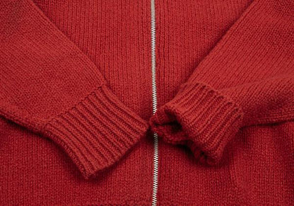 45rpm NORTH MARINE DRIVE Red Drivers Knit Sweater Size 4