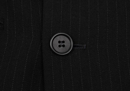 EMPORIO ARMANI Navy Wool Double-Breasted Jacket Size 48