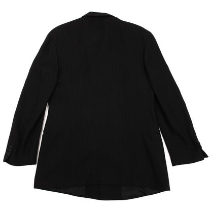 EMPORIO ARMANI Navy Wool Double-Breasted Jacket Size 48