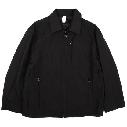GIANNI VERSACE Medusa Zip Poly Blouson Black Size 54