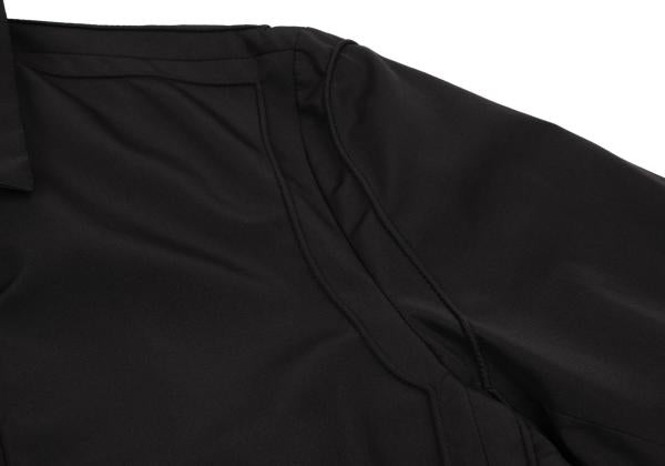 GIANNI VERSACE Medusa Zip Poly Blouson Black Size 54