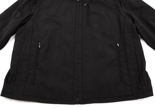 GIANNI VERSACE Medusa Zip Poly Blouson Black Size 54