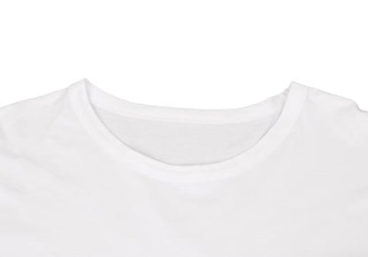 Ground Y Logo Print Hem Slit Long Sleeve T-Shirt White Size 3