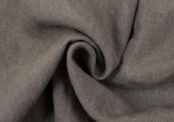 pour deux Linen Tuck 3/4 Sleeve Midi Dress Gray Size 1