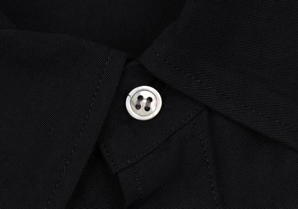 Y's for men Dark Navy Rayon Fly Front Sleeve Shirt Size 3