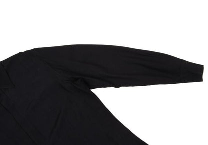 Y's for men Dark Navy Rayon Fly Front Sleeve Shirt Size 3