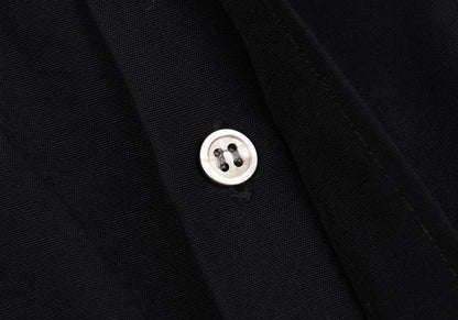 Y's for men Dark Navy Rayon Fly Front Sleeve Shirt Size 3