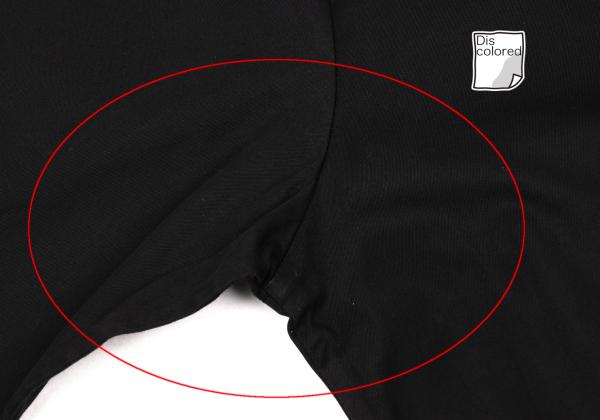 Y's for men Black Cotton Double Cuff Shirt Size 3
