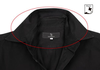 Y's for men Black Cotton Double Cuff Shirt Size 3