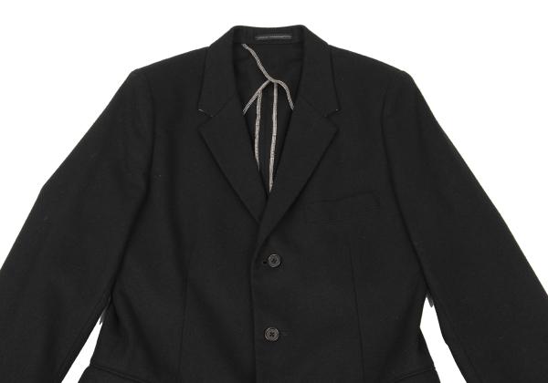 Y's for men Brushed Wool Tailored Blazer Black Size 2