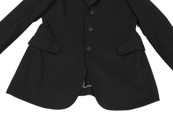 Y's for men Brushed Wool Tailored Blazer Black Size 2
