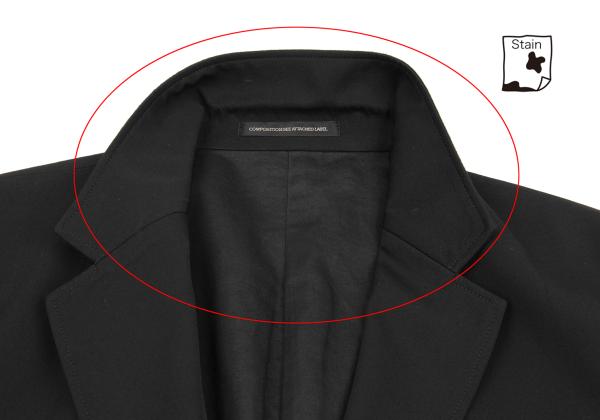 Y's for men Wool 3-Button Blazer Black Size 3