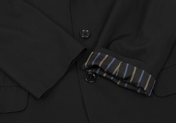 Y's for men Wool 3-Button Blazer Black Size 3