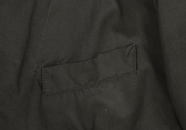 Y's for men Oiled Cotton Leather Trim Khaki Brown Jacket Size 3