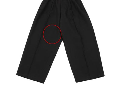 Y's for men Wool Gabardine Wide Pants Black Size S