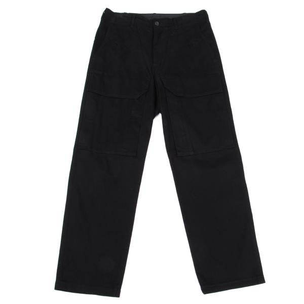 Y's for men Cotton Stretch Moleskin Flap Pants Black Size 2