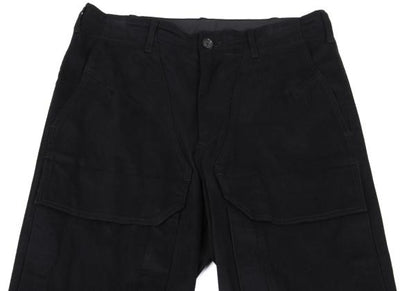 Y's for men Cotton Stretch Moleskin Flap Pants Black Size 2