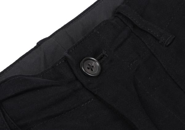 Y's for men Cotton Stretch Moleskin Flap Pants Black Size 2