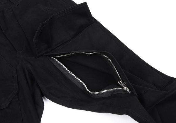 Y's for men Cotton Stretch Moleskin Flap Pants Black Size 2
