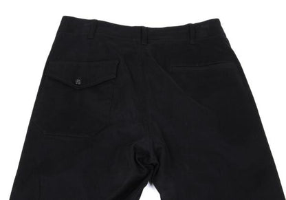 Y's for men Cotton Stretch Moleskin Flap Pants Black Size 2