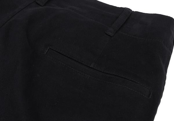 Y's for men Cotton Stretch Moleskin Flap Pants Black Size 2