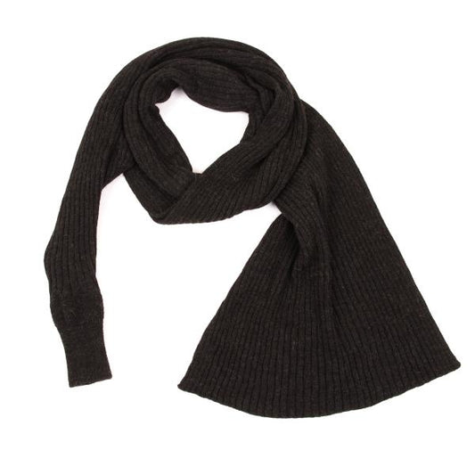 Y's for men Charcoal Rib Knit One-Sleeve Stole