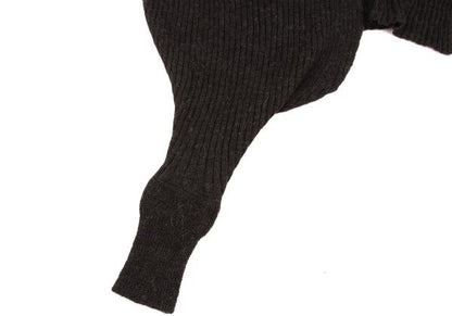 Y's for men Charcoal Rib Knit One-Sleeve Stole