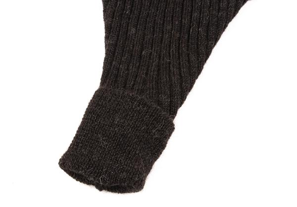 Y's for men Charcoal Rib Knit One-Sleeve Stole