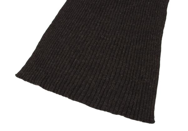 Y's for men Charcoal Rib Knit One-Sleeve Stole