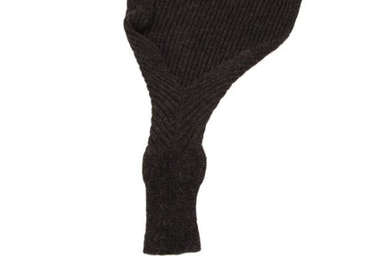 Y's for men Charcoal Rib Knit One-Sleeve Stole