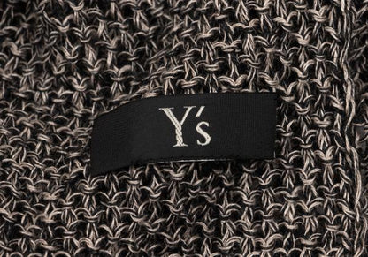 Y's for men Openwork Knit Linen Stole Gray