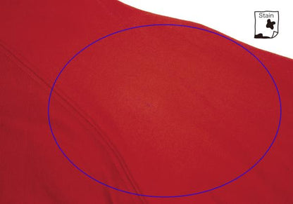 S'YTE Cotton Raw Hem Round Long Sleeve Shirt Red Size M