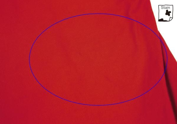 S'YTE Cotton Raw Hem Round Long Sleeve Shirt Red Size M