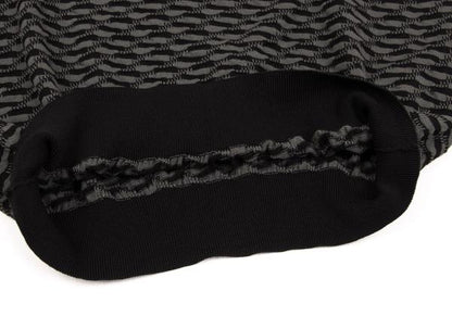 EMPORIO ARMANI Cotton Design Weave Rib Knit Gray Size L