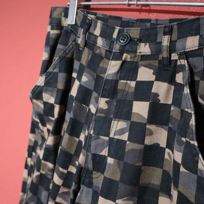 COMME des GARCONS HOMME PLUS Checker Cropped Pants Size XS
