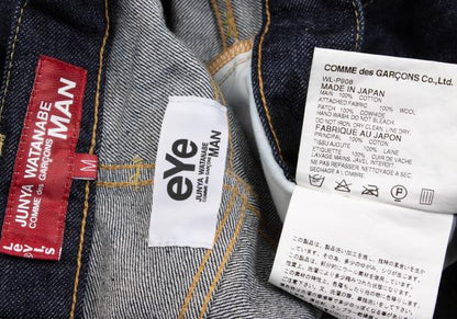 Levi's x eye JUNYA WATANABE MAN Back Check Patch Jeans Indigo Size M