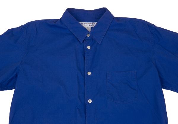 COMME des GARCONS SHIRT boys Blue Back Logo Shirt Size X