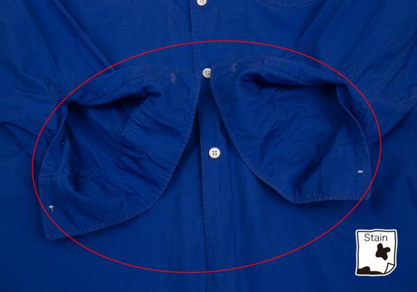 COMME des GARCONS SHIRT boys Blue Back Logo Shirt Size X
