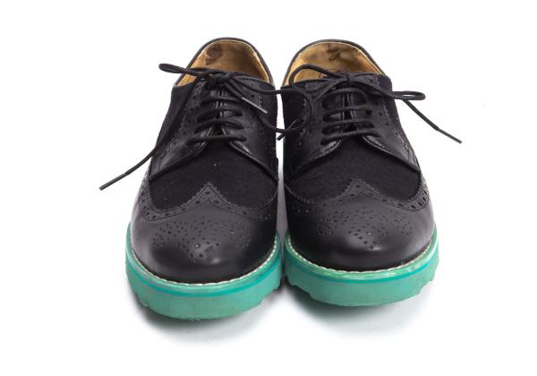 THE GENERIC MAN x COMME des GARCONS SHIRT Leather Shoes Black Size 26cm