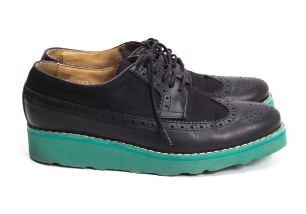 THE GENERIC MAN x COMME des GARCONS SHIRT Leather Shoes Black Size 26cm