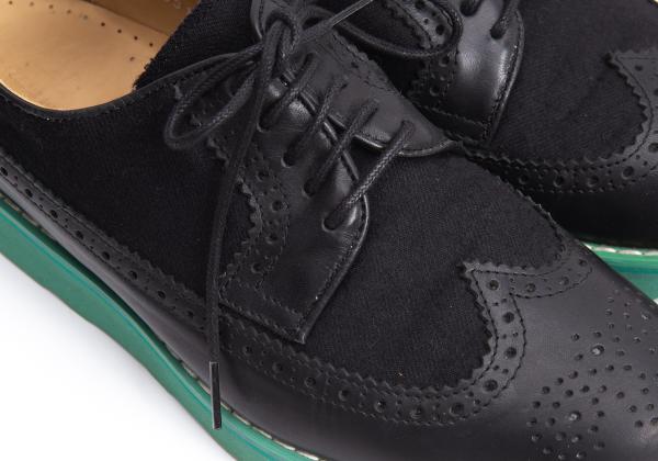 THE GENERIC MAN x COMME des GARCONS SHIRT Leather Shoes Black Size 26cm
