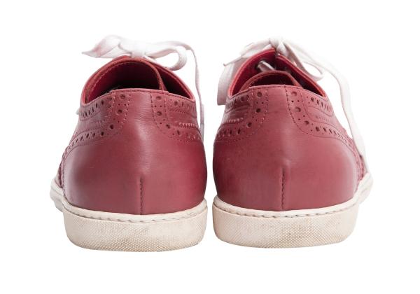 JUNYA WATANABE MAN x Tricker's Wingtip Shoes Red Size 26cm